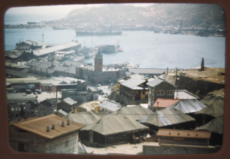4 Vintage 35mm Color Slides Harbor at Pusan, Korea 1954 c.JPG